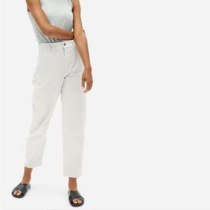 Everlane Barrel Pants in Bone
